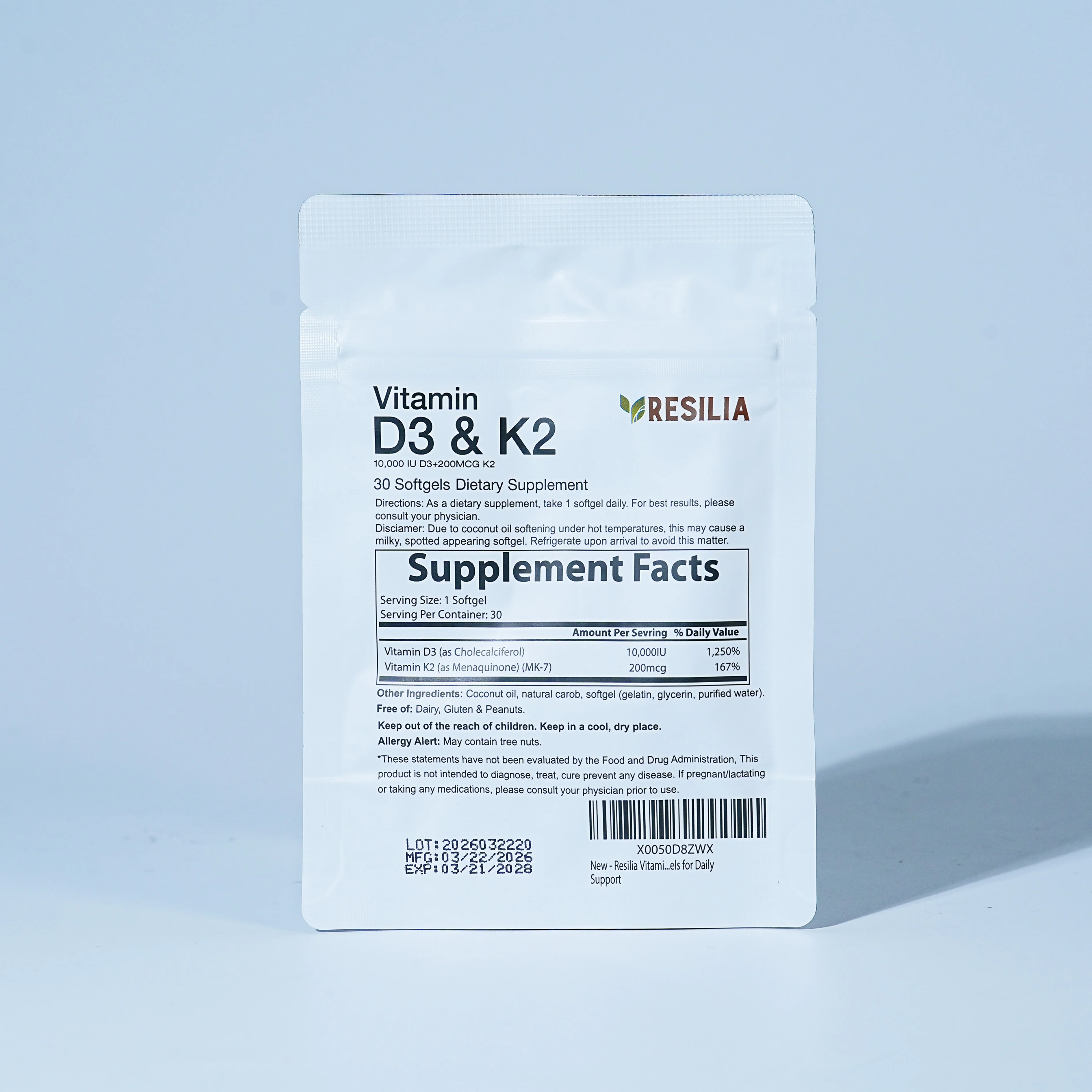 High-Potency Vitamin D3 & K2 Softgels (Shopify) - Image 4